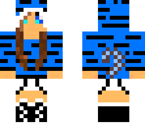 blue tiger girl