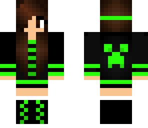 fixed  green creeper girl