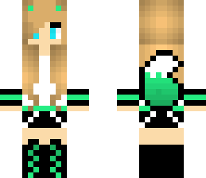 green wolf girl