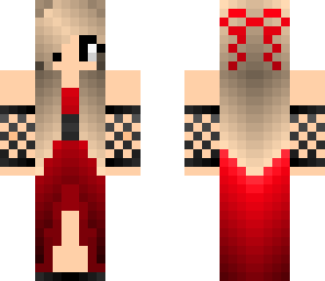 red dress