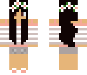 flower crown brunette 