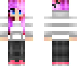 girl with striped hoodie