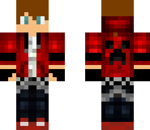 red hoodie
