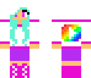 edited my rainbow fan girl