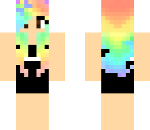 rainbow hair