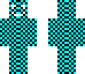 smiley blue checkers