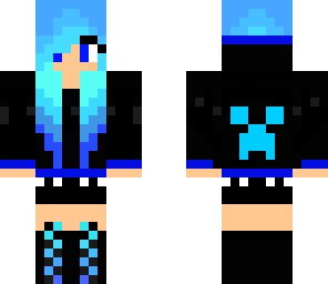 blue creeper girl