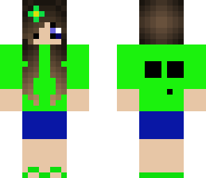 girl with slime jumper
