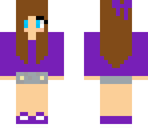 purple gamer girl