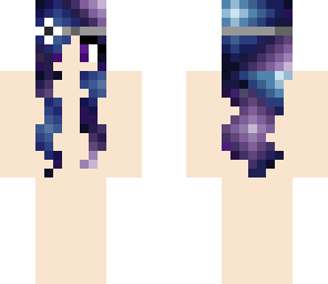 galaxic hair girl skin base