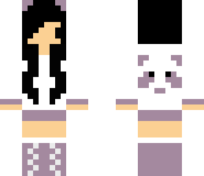edited panda girl