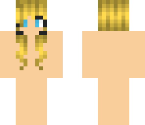 blonde pony-tails skin
