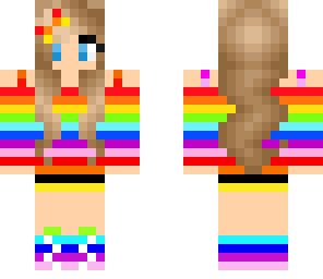 rainbow girl
