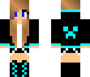 cute creeper blue