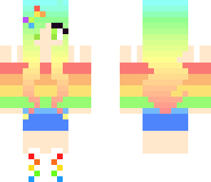 rainbow girl