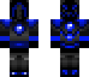 blue robot monster