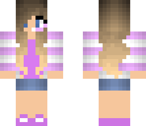 purple gamer girl