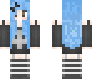 edit blue girl