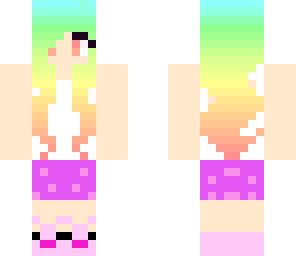 rainbow pj girl