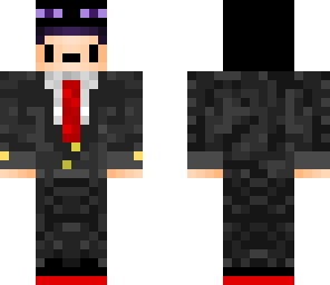 suit with enderman hood