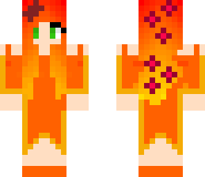 fire girl ombre hair