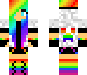 rainbow girl