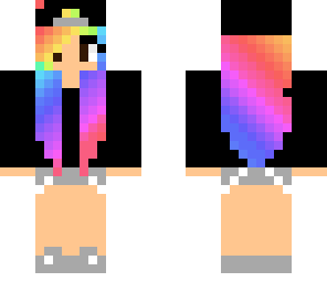 rainbow hair