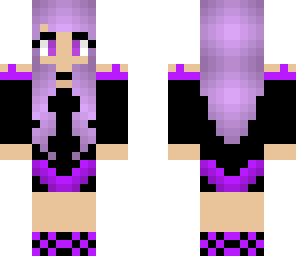 all purple girl