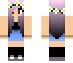 pastel pink hipster girl