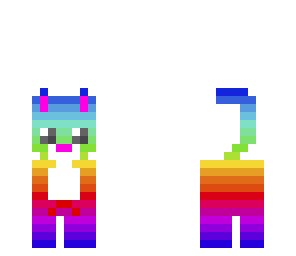 rainbow kitten