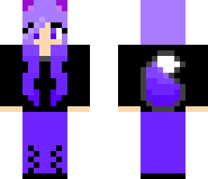 ender girl as a wolf