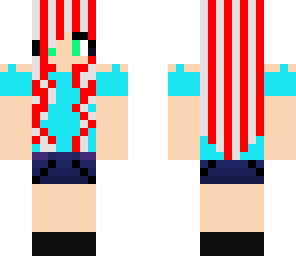 red wight and blue girl