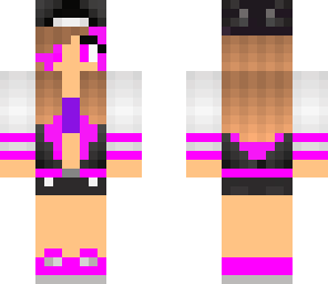 magenta girl edit