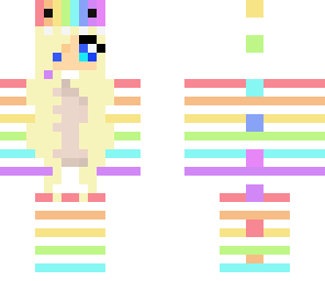 rainbow dino girl