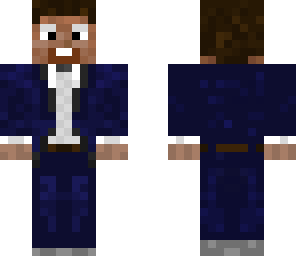 blue suit