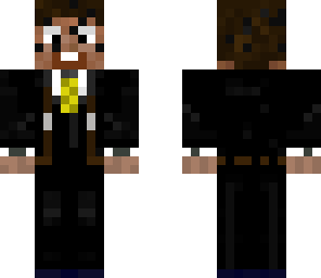 black suit with mask