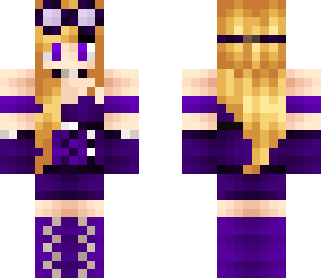 purple steam punk girl
