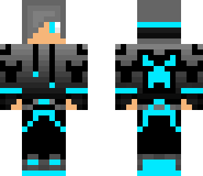black blue hoodie