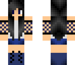 blue trendy girl