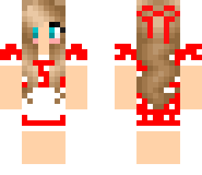 cute red mushroom girl