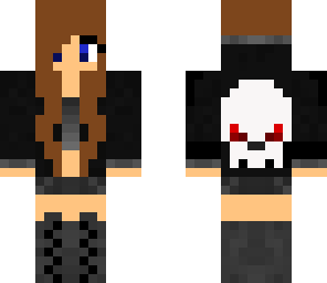 skull emo girl fixed