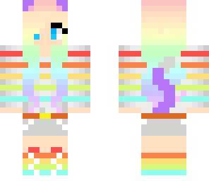 rainbow girl