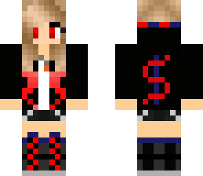 red and black s