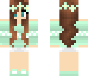 teal summer girl