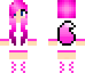 pink wolf girl