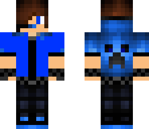 cool blue creeper dude