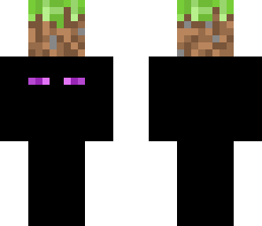 enderman holding dirt block