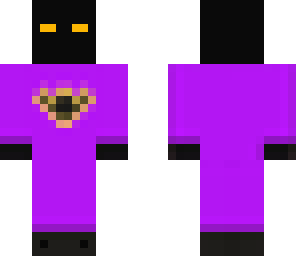 purple bat person hair