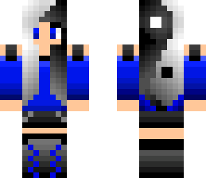 blue ying yang girl