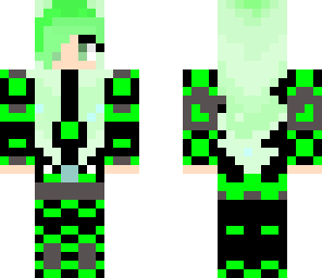 green tron girl